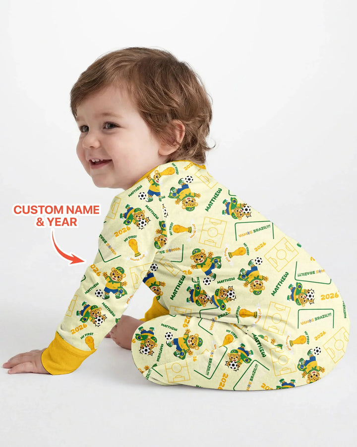 Gerippte Babykleidung mit individuellem Foto - Weich &amp; Skizzenhaft