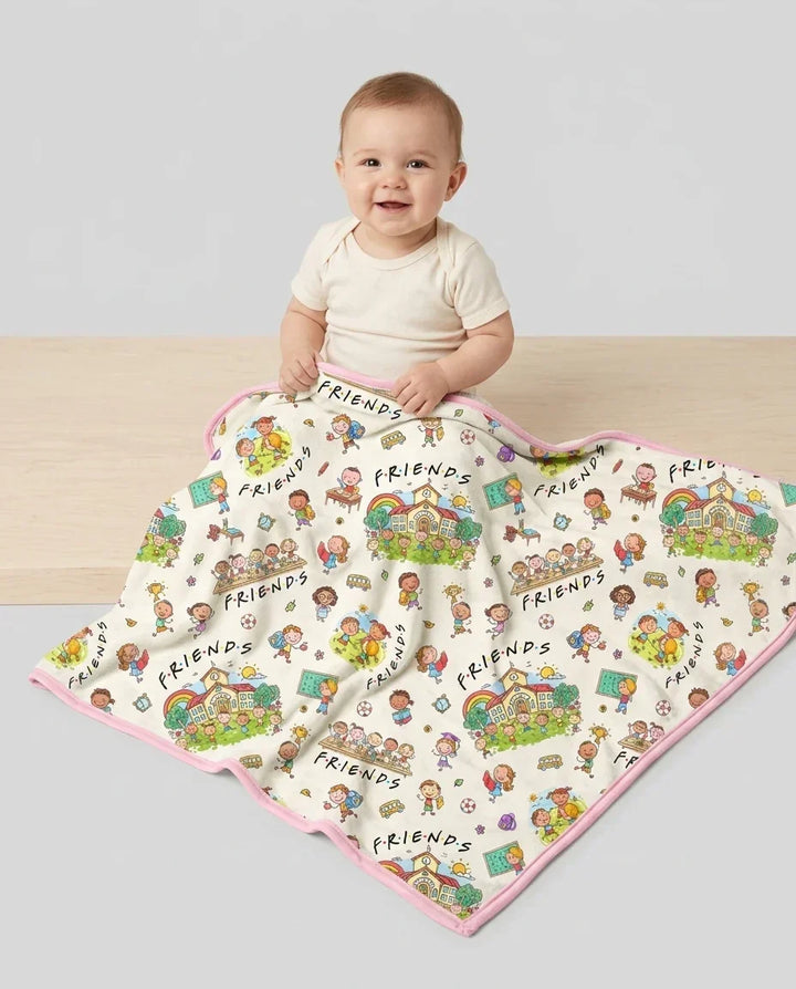 School Friends Forever Bamboo Blanket