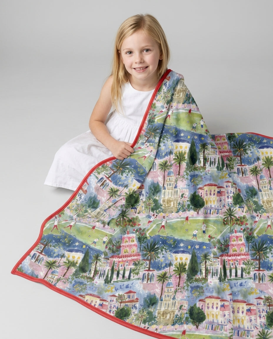 Soccer Tour 2026 Bamboo Blanket