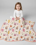 Retro Chasing Toy Bamboo Blanket
