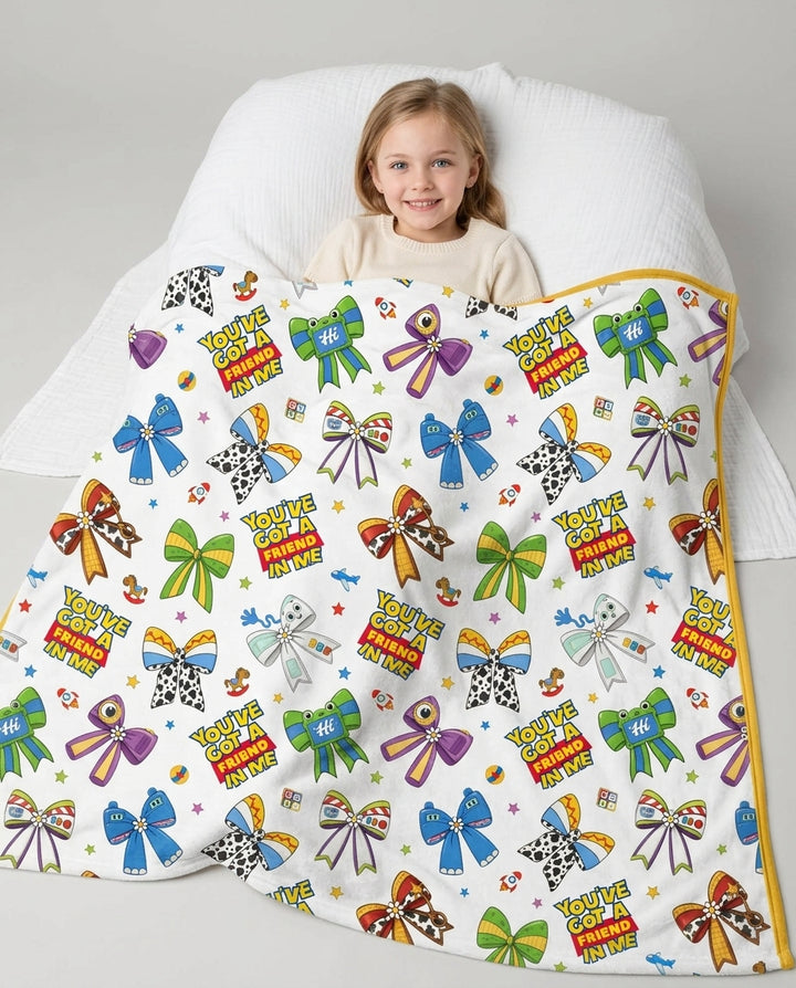 Magical Mirror Bow Bamboo Blanket