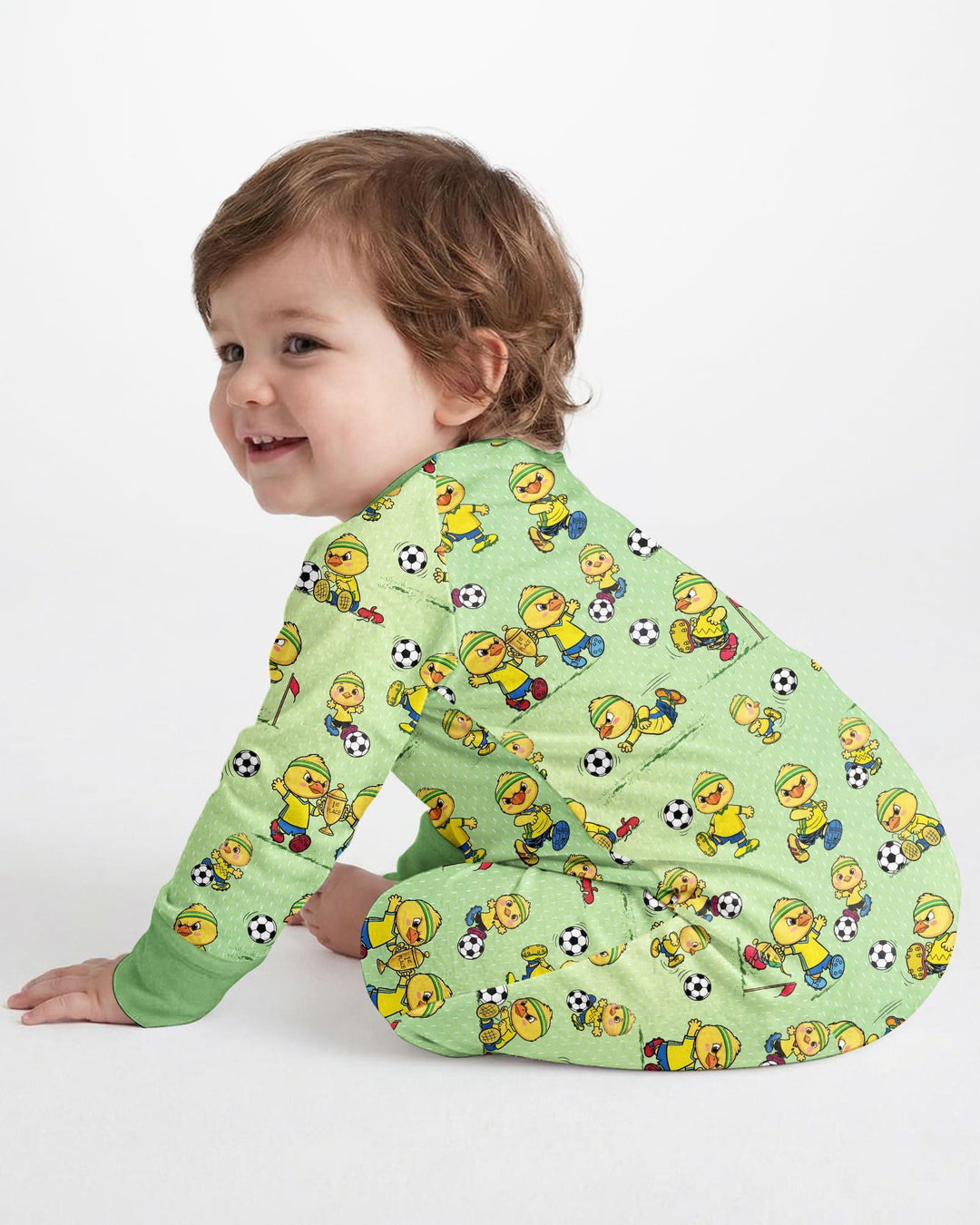 Brasil Soccer Fan Family Matching Bamboo Convertible Zippy
