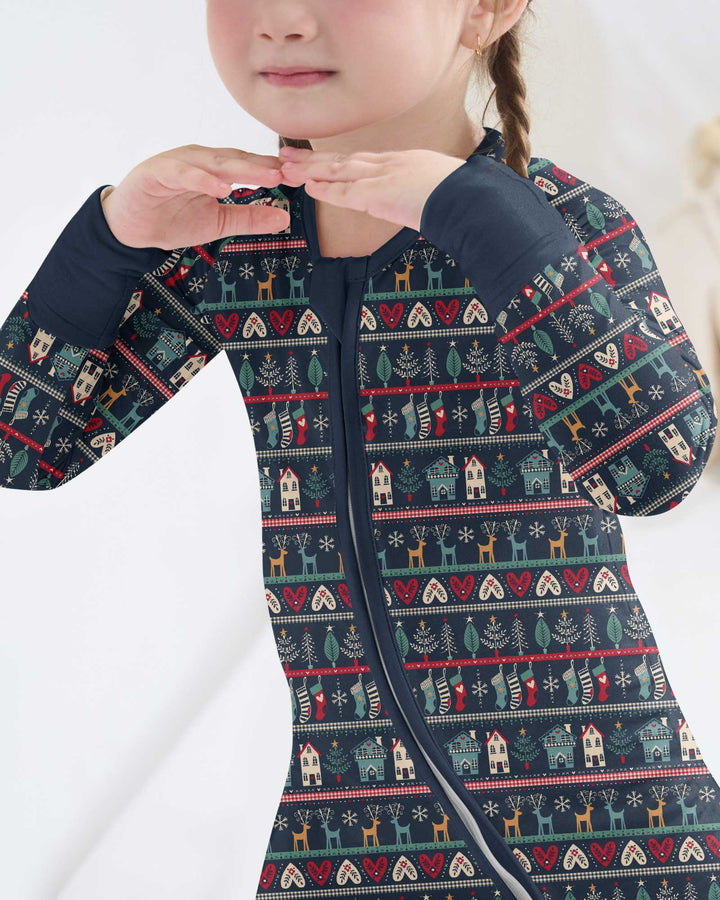Vintage Nordic Christmas Bamboo Convertible Zippy