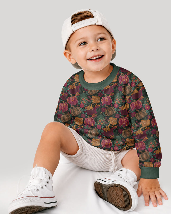 Velvet Pumpkins Bamboo Crewneck Sweatshirt
