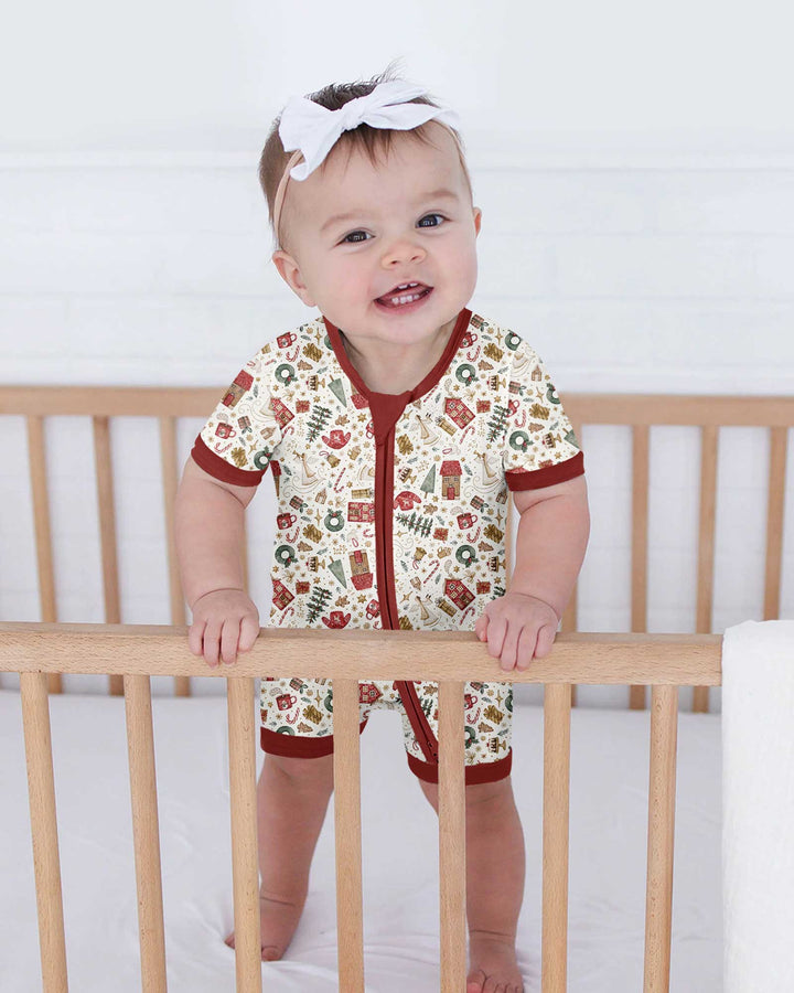 Magical Christmas Story Bamboo Shorty Zippy