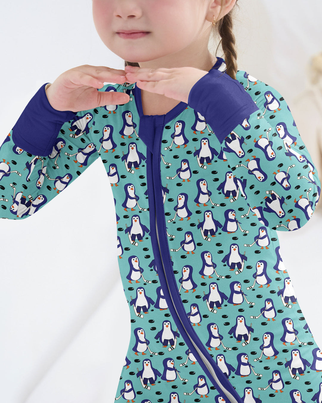 Penguin Hockey Bamboo Convertible Zippy