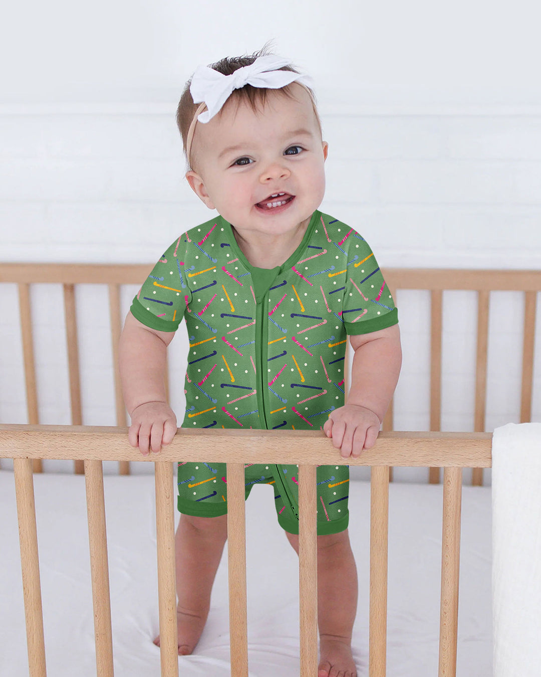 Field Hockey Fun Bamboo Shorty Zippy