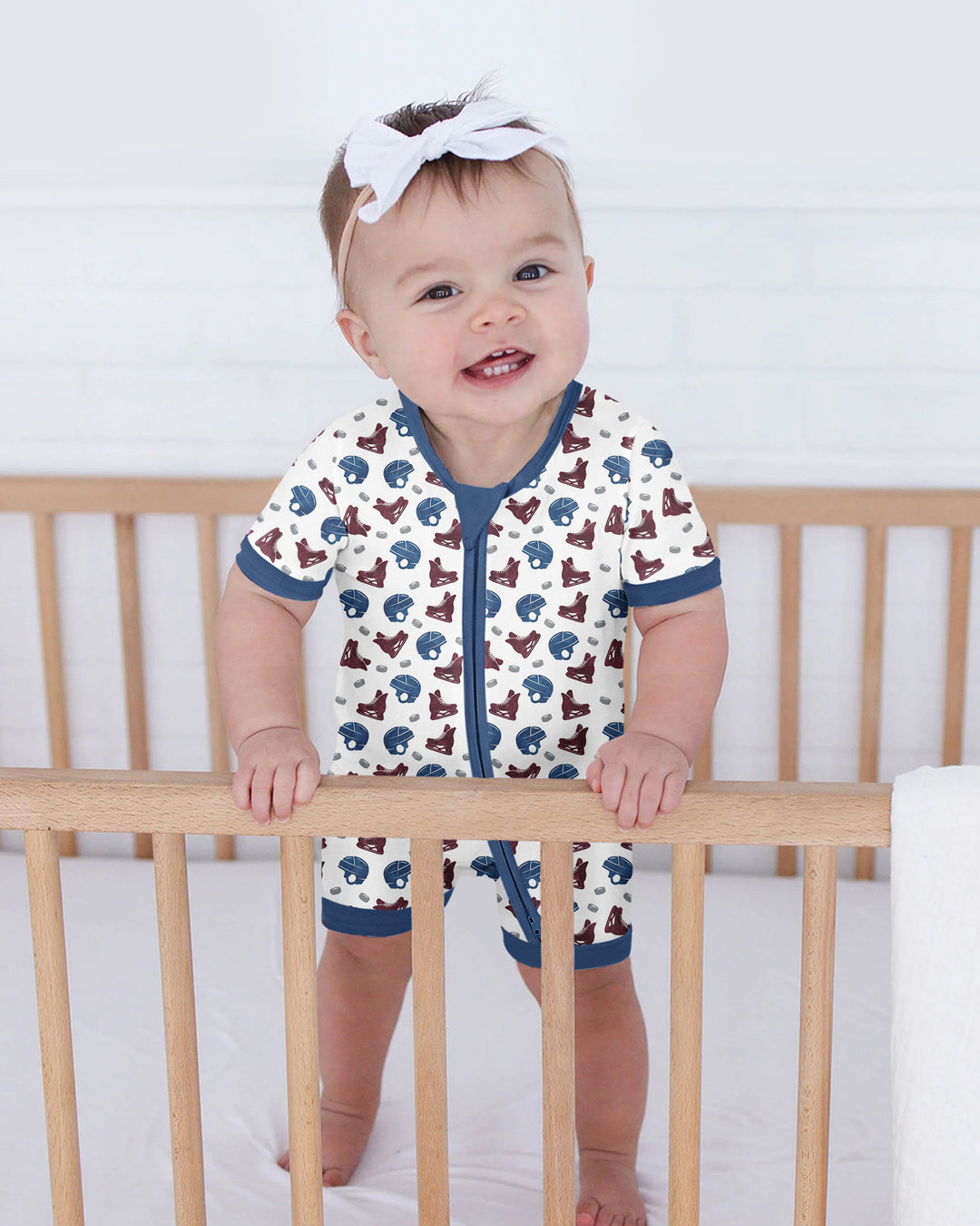 Hockey - Pucks & Gear Bamboo Shorty Zippy