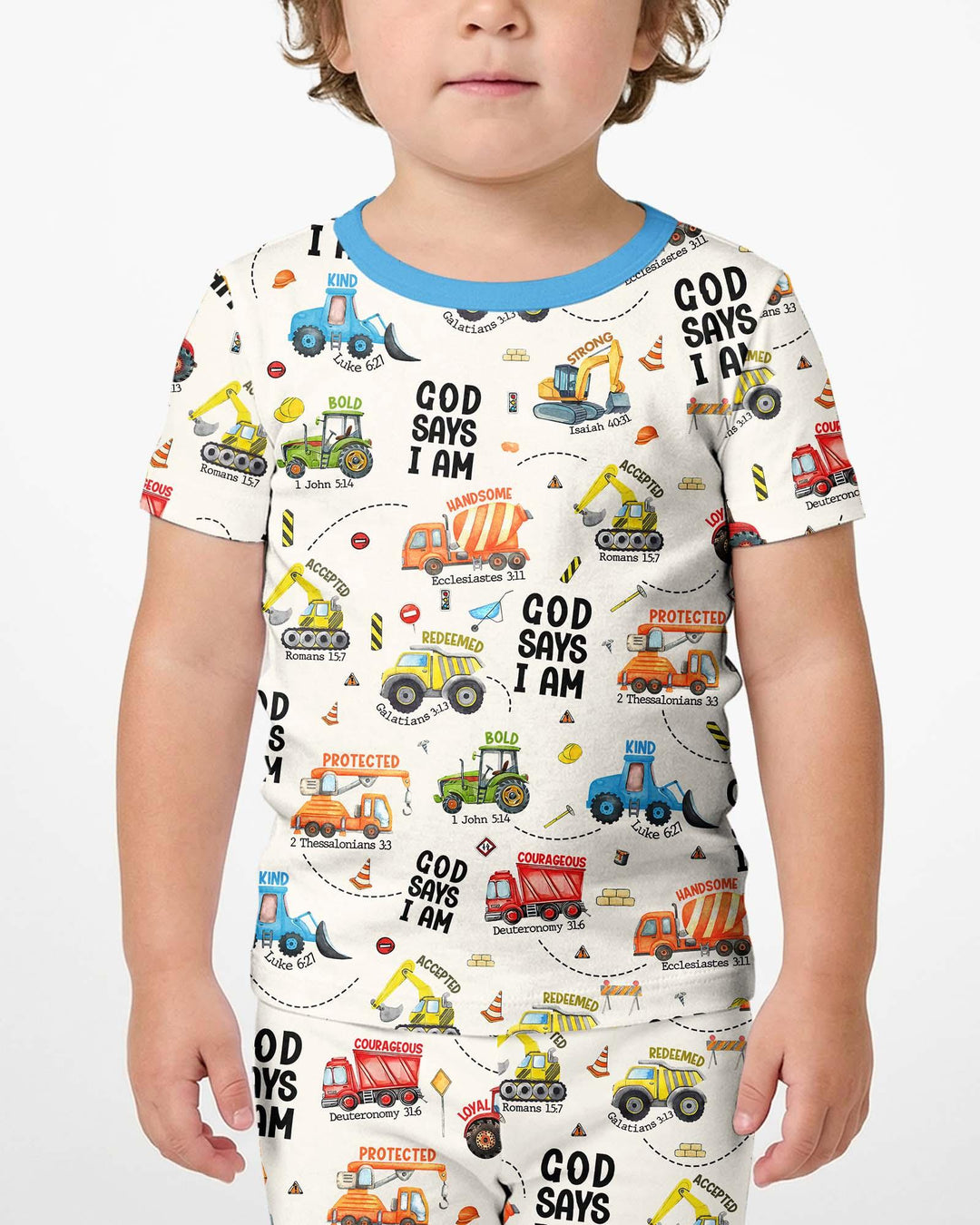 Zweiteiliges Pyjama-Set mit kurzen Ärmeln und Shorts im Sommer-Design