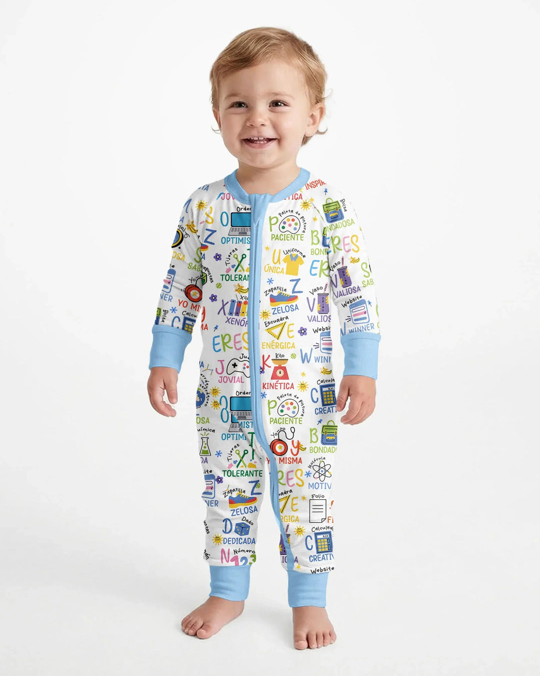 You Are Spanish Alphabet Version Bamboo Convertible Zippy