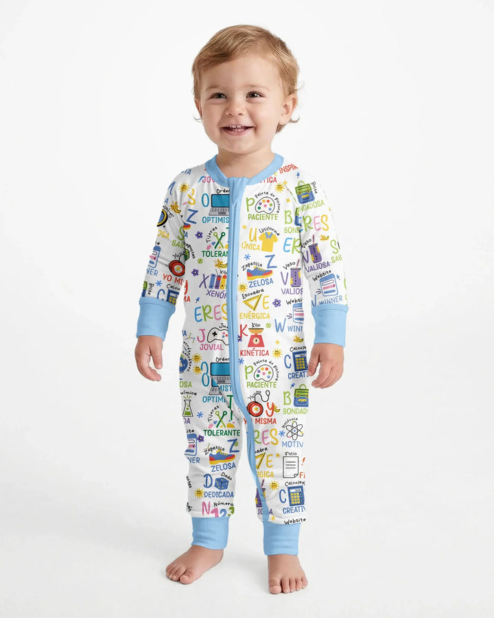 You Are Spanish Alphabet Version Bamboo Convertible Zippy