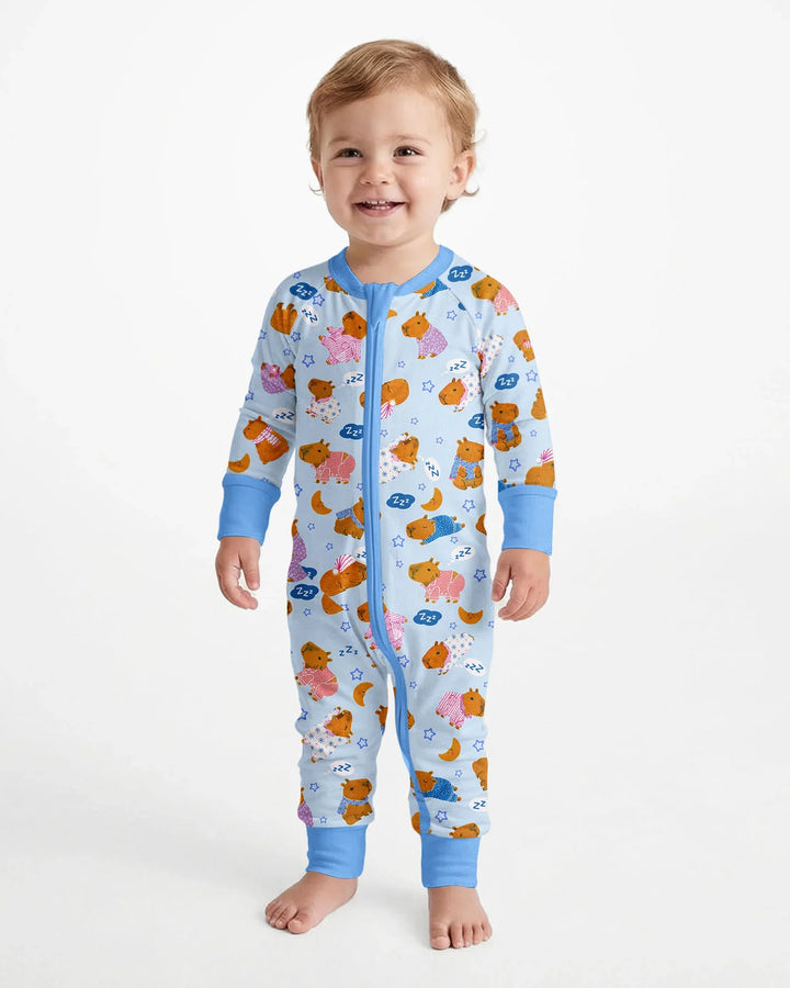 Capyjama Family Matching Bamboo Convertible Zippy