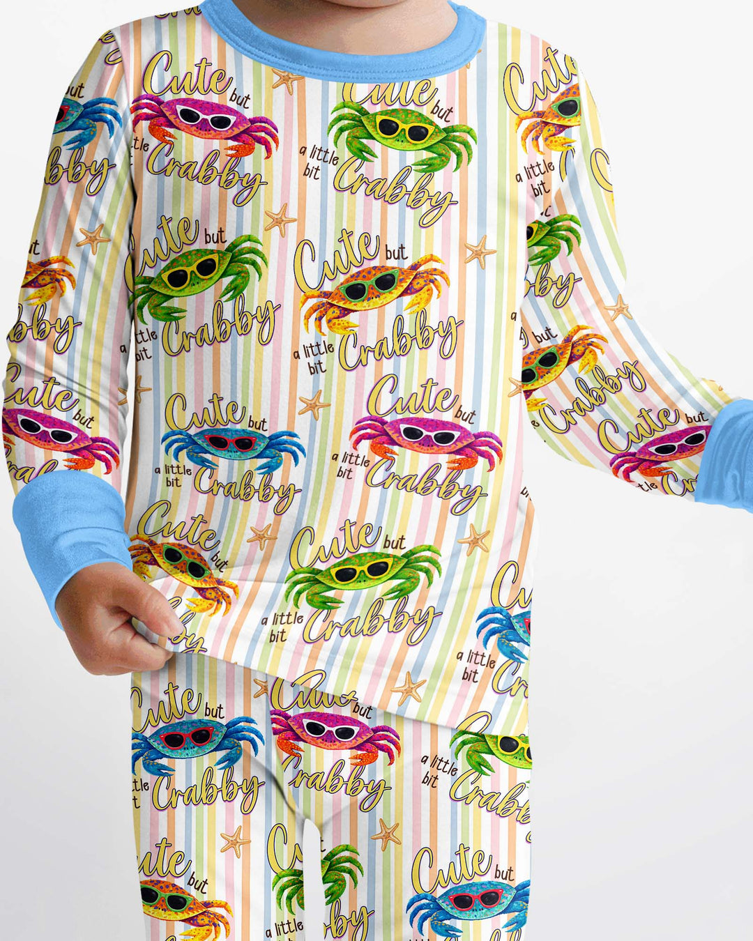 Conjunto de pijama de dos piezas de bambú con mangas largas, plantilla PERSONALIZADA