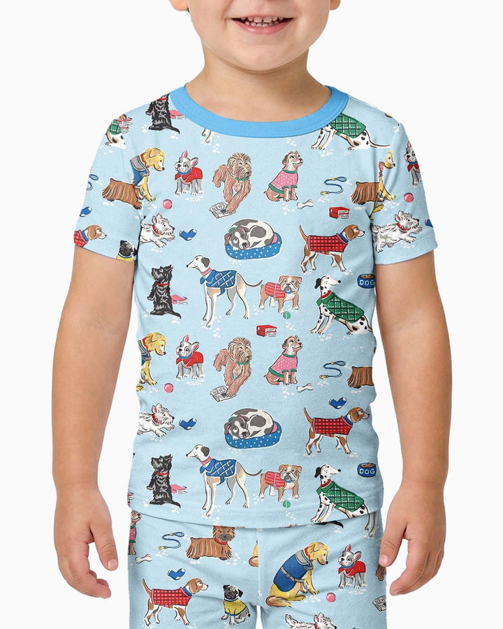 Best Bud Bark Family Matching Bamboo Two Piece Short Sleeve Pajama Set