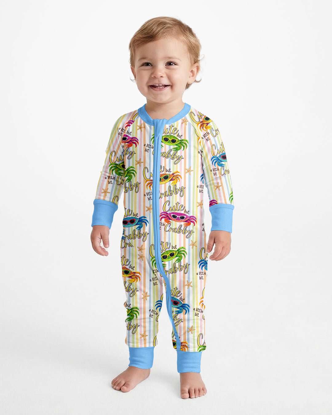 Gerippte Babykleidung mit individuellem Foto - Weich &amp; Skizzenhaft