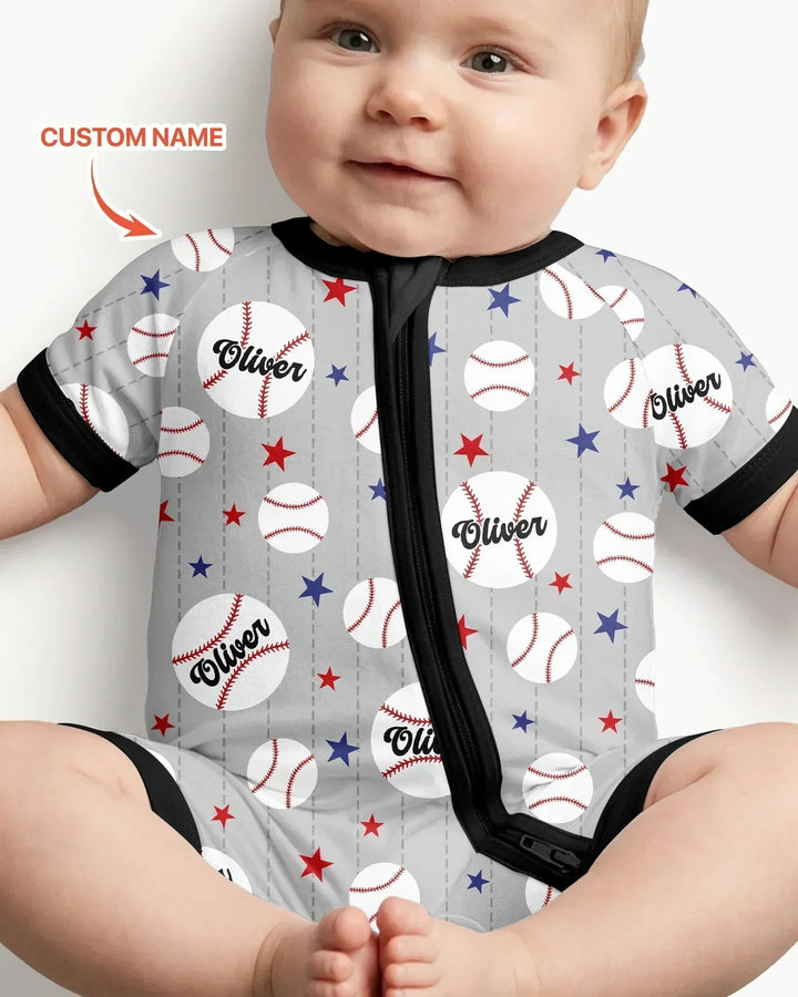 Custom Name Rookie of The Year Matching Bamboo Shorty Zippy