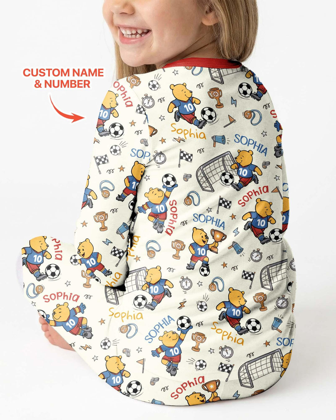 Conjunto de pijama de dos piezas de bambú con mangas largas, plantilla PERSONALIZADA