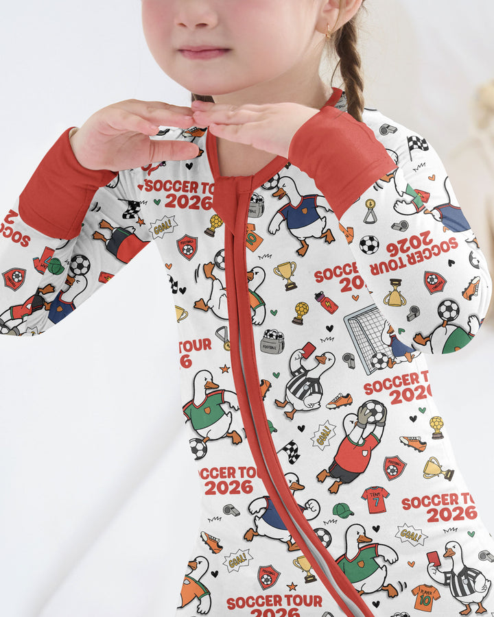 Funny Goose Soccer Tour 2026 Bamboo Convertible Zippy