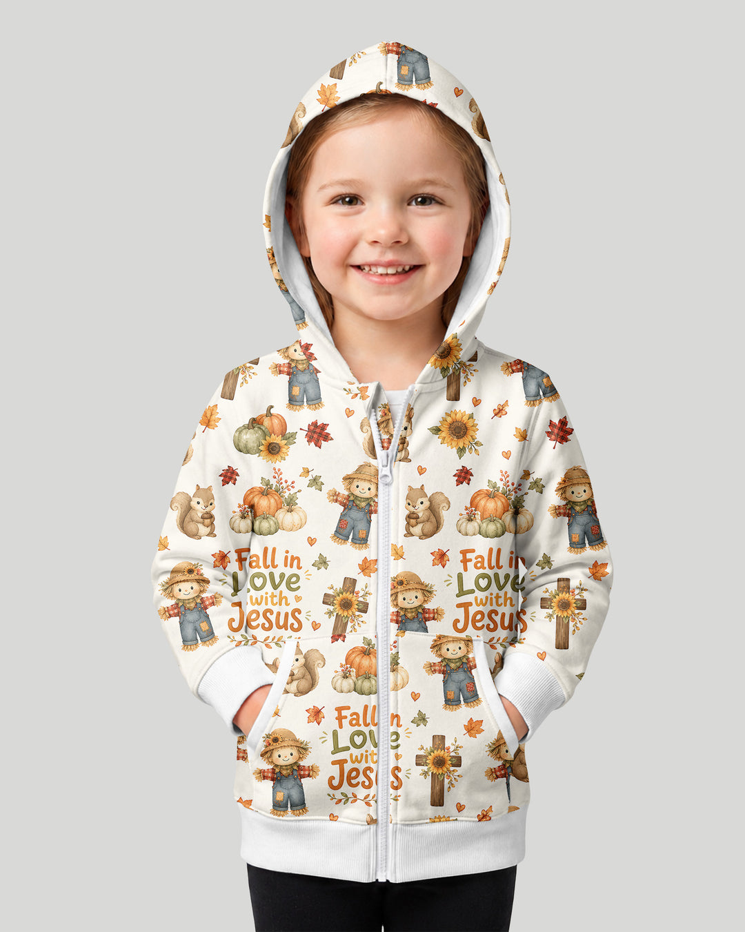 Fall For Jesus Bamboo Zip Hoodie