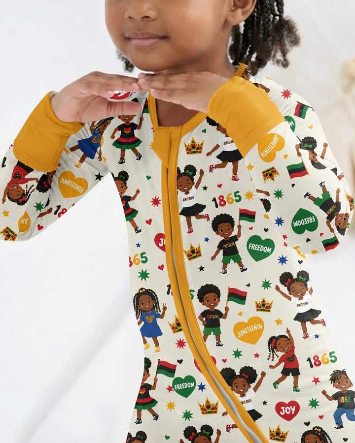 Celebrate Juneteenth Freedom Bamboo Convertible Zippy