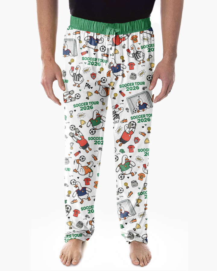 Funny Goose Soccer Tour 2026 Bamboo Men's Pajama Set