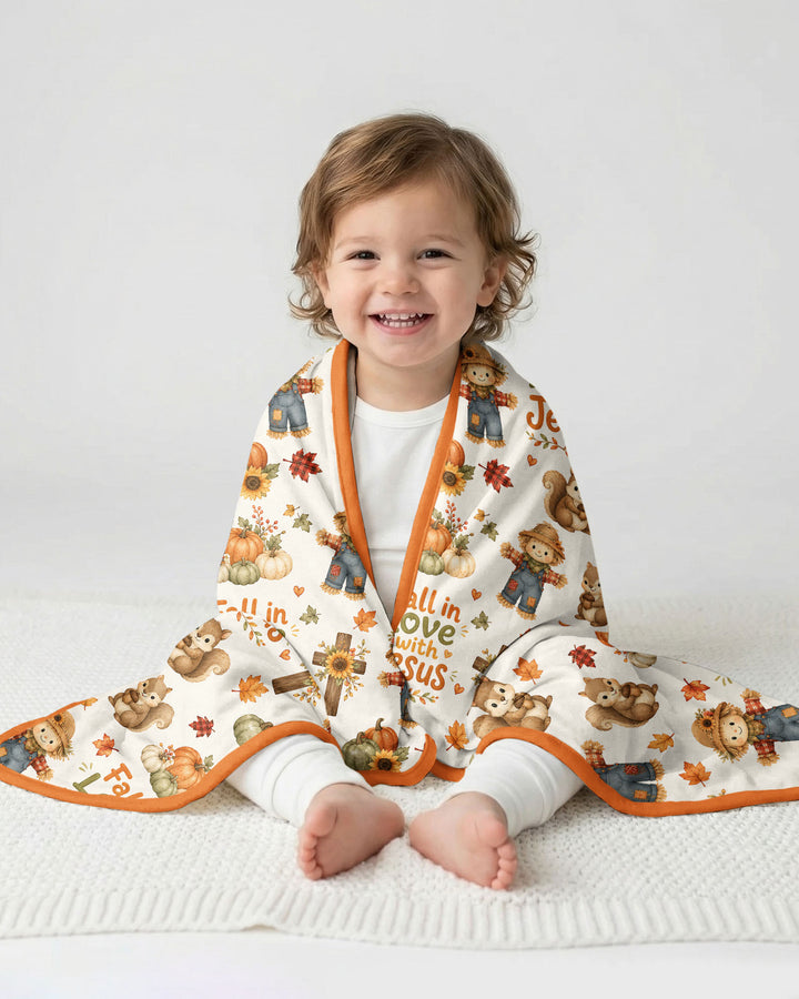 Fall For Jesus Bamboo Blanket