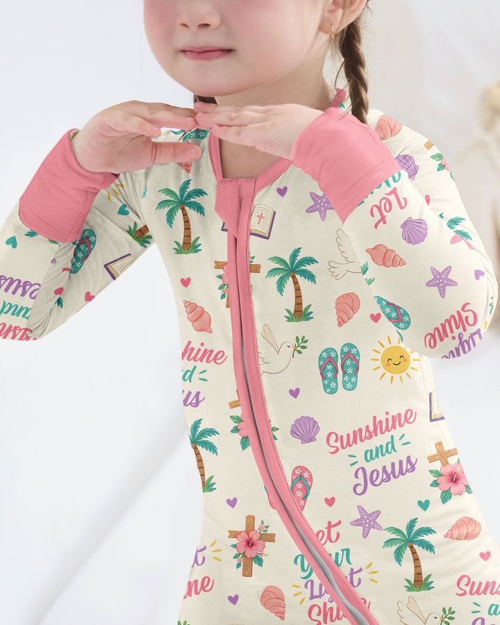 Sunshine and Jesus Summer VBS Bamboo Convertible Zippy