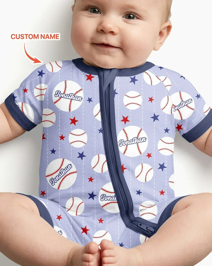 Custom Name Rookie of The Year Matching Bamboo Shorty Zippy