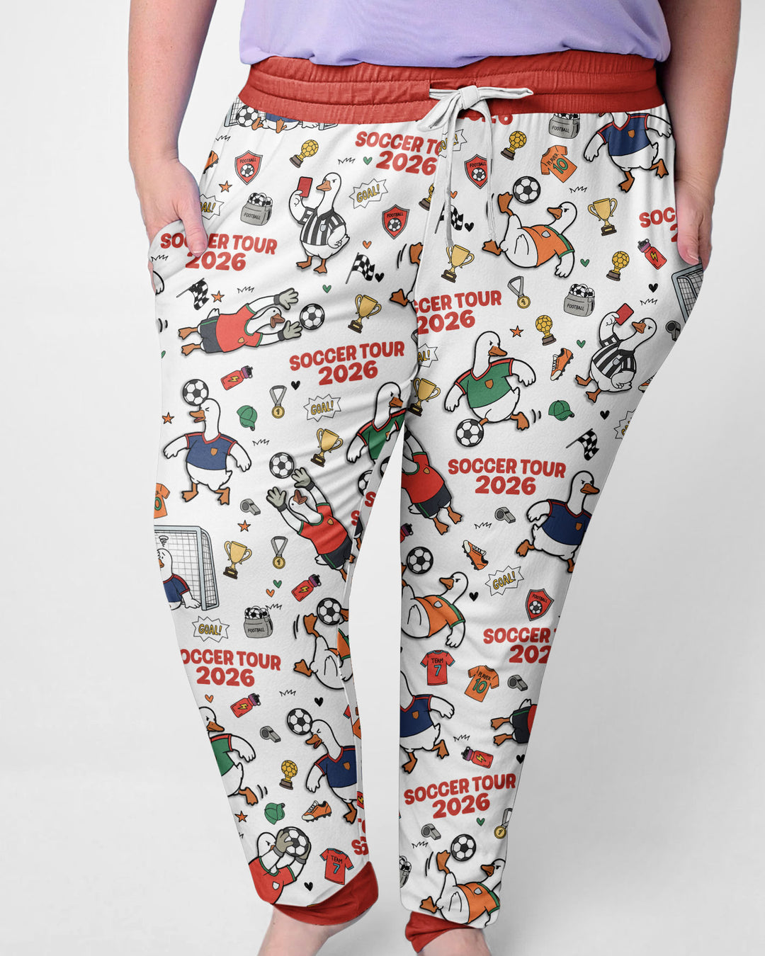 Funny Goose Soccer Tour 2026 Bamboo Women Pajama Set