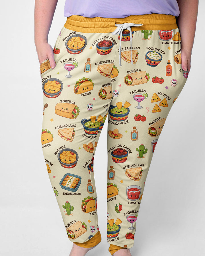 Plantilla de conjunto de pijama de mujer de bambú