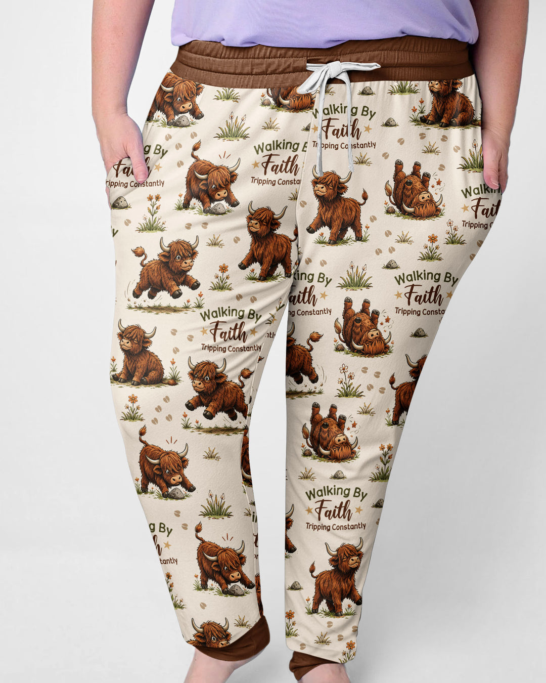 Walking By Faith Tripping Constantly Bamboo Women Pajama Set