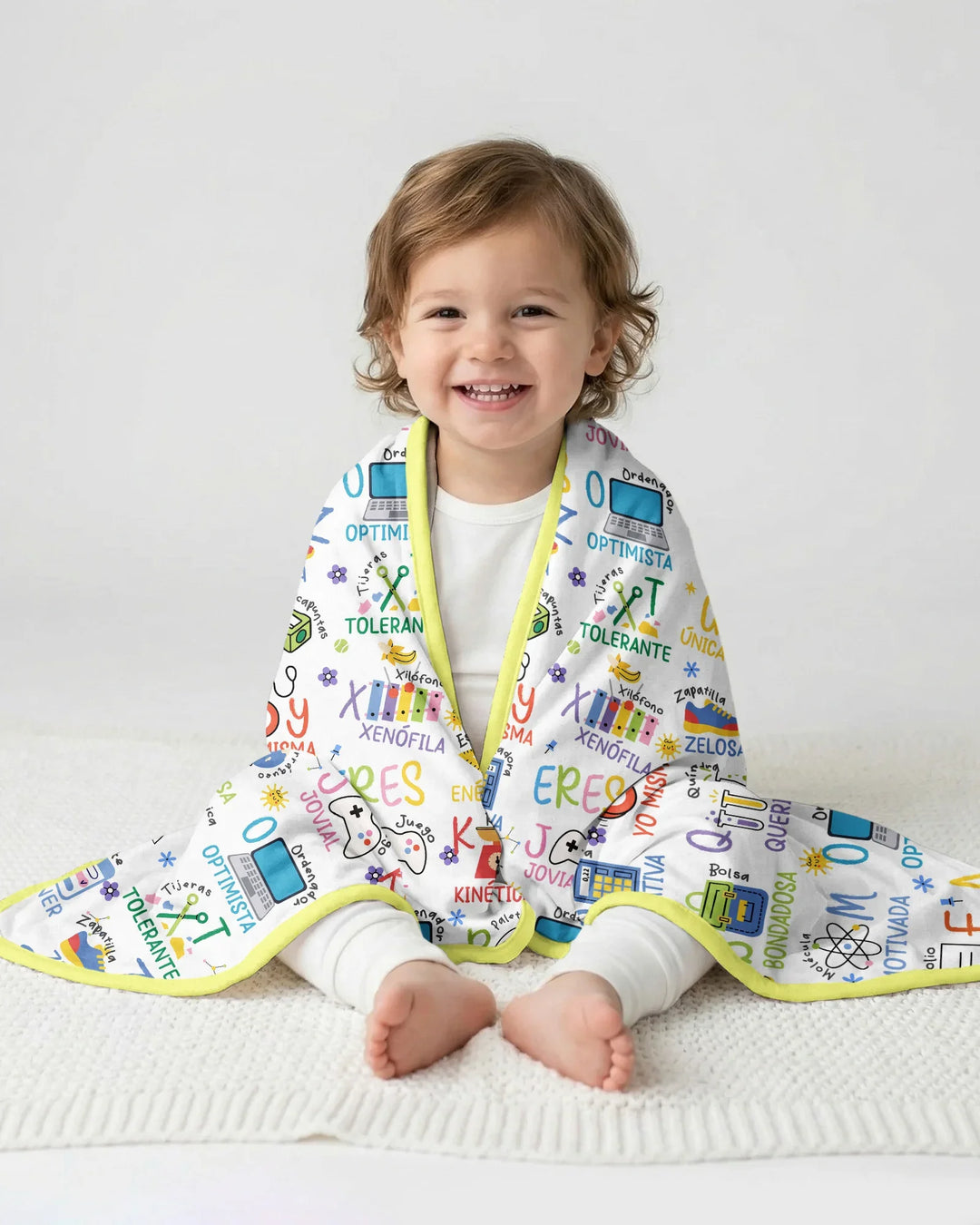 You Are Spanish Alphabet Version Bamboo Blanket