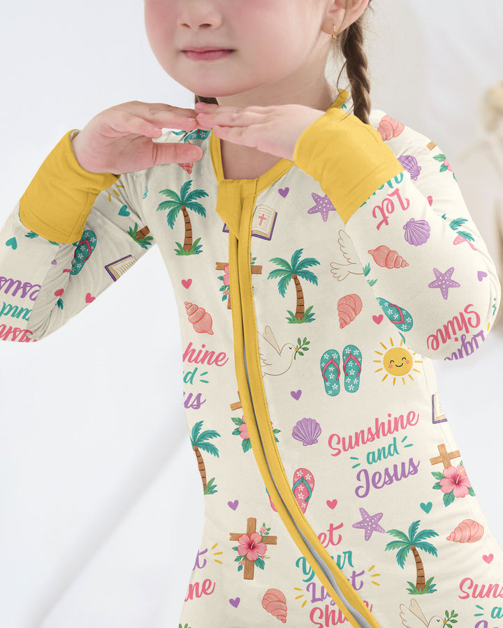 Sunshine and Jesus Summer VBS Bamboo Convertible Zippy