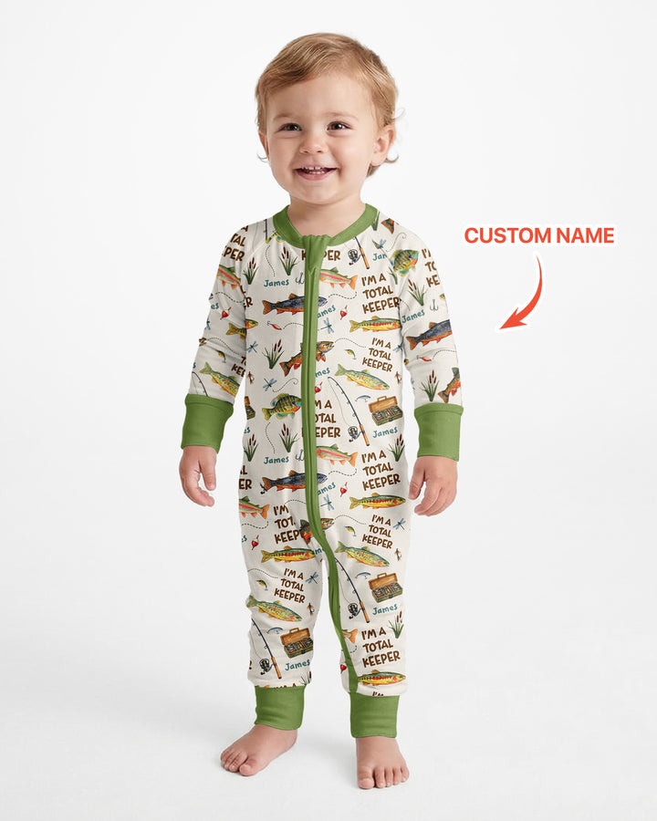 I Am A Total Keeper Custom Name Bamboo Convertible Zippy