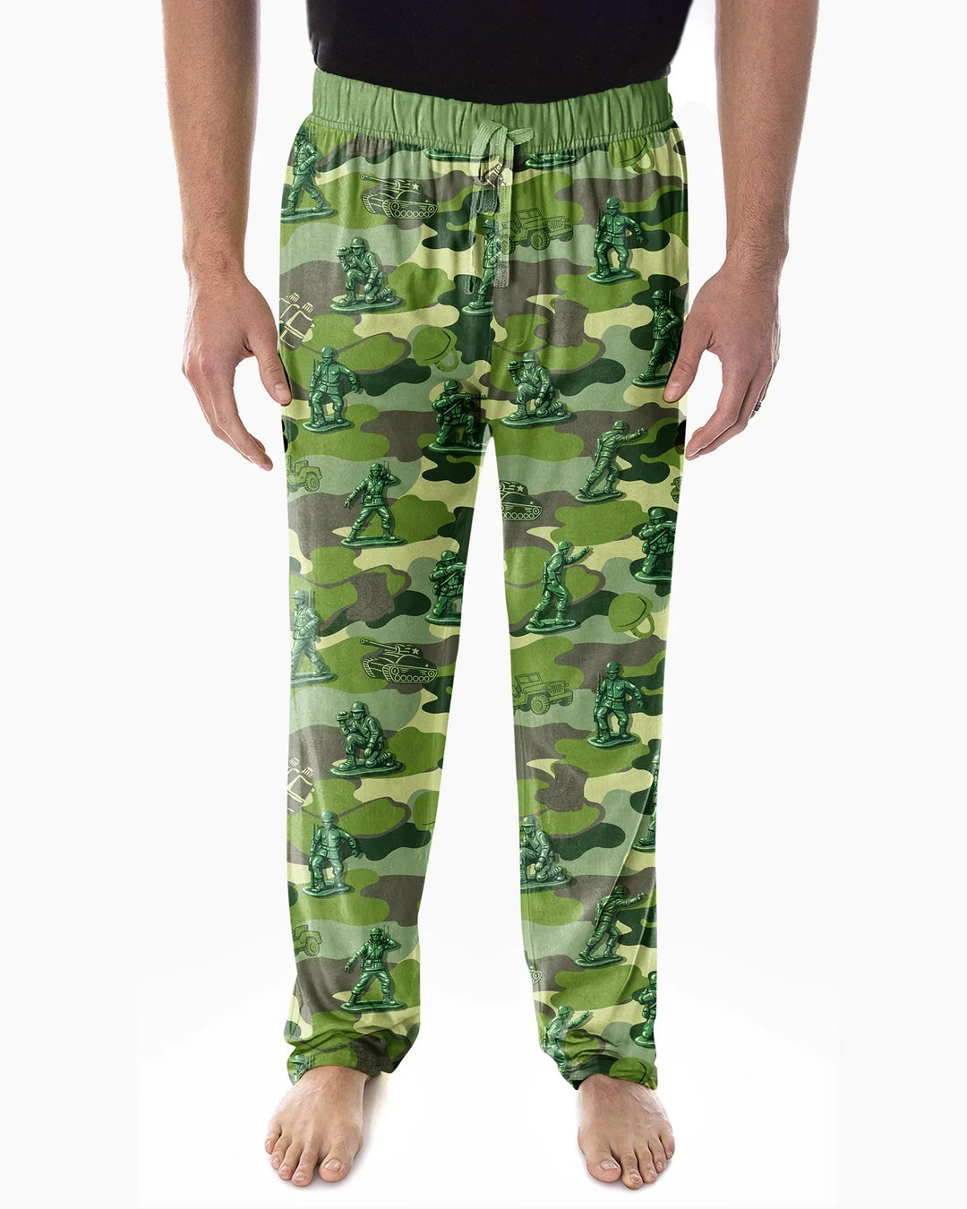 Green Army Men Bamboo Men's Pajama Set