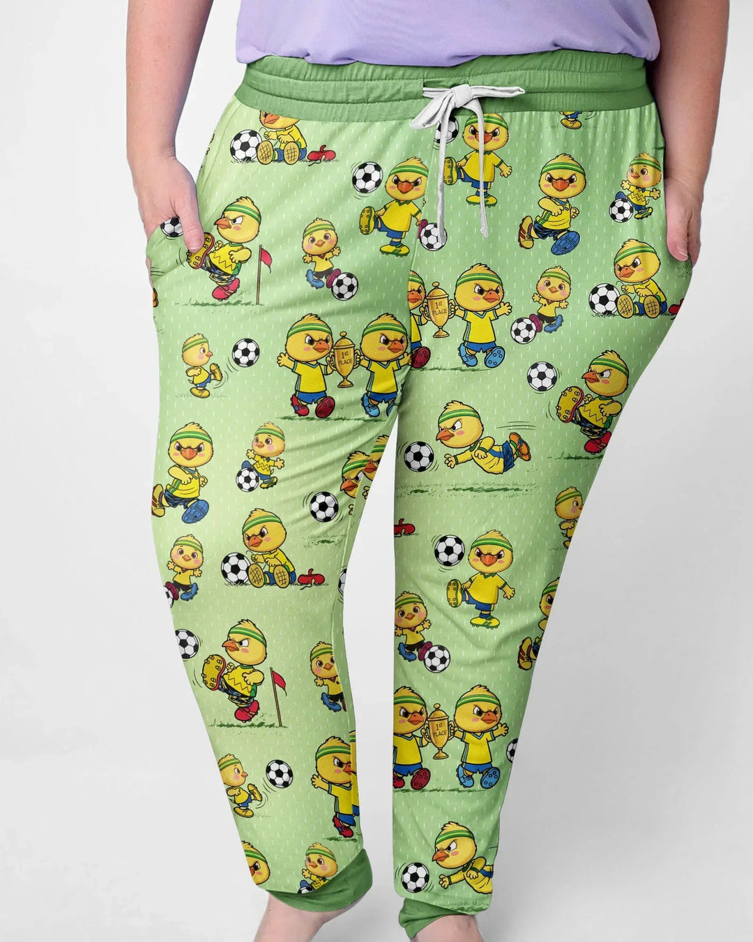 Brasil Soccer Fan Family Matching Bamboo Women Pajama Set