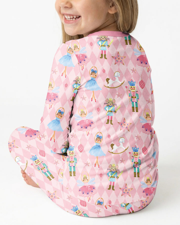 Sorry Can't Nutcracker Season Ballet Christmas Bamboo Two Piece Long Sleeve Pajama Set