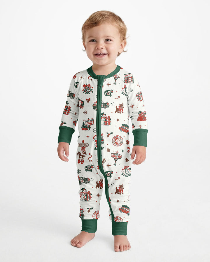 North Pole Retro Bamboo Convertible Zippy