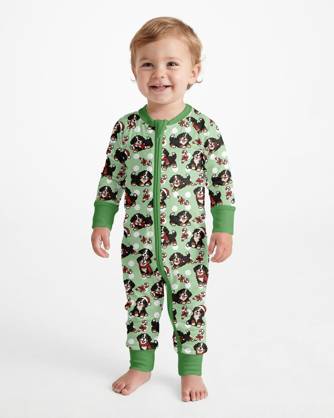 Holiday Bernese Mountain Christmas Dog Bamboo Convertible Zippy