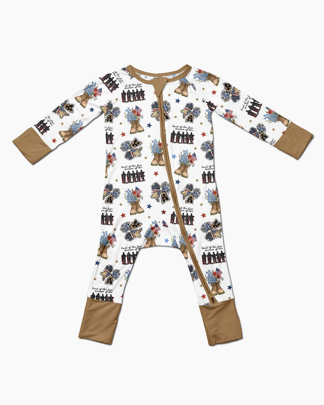 Honor the Brave Family Matching Bamboo Convertible Zippy