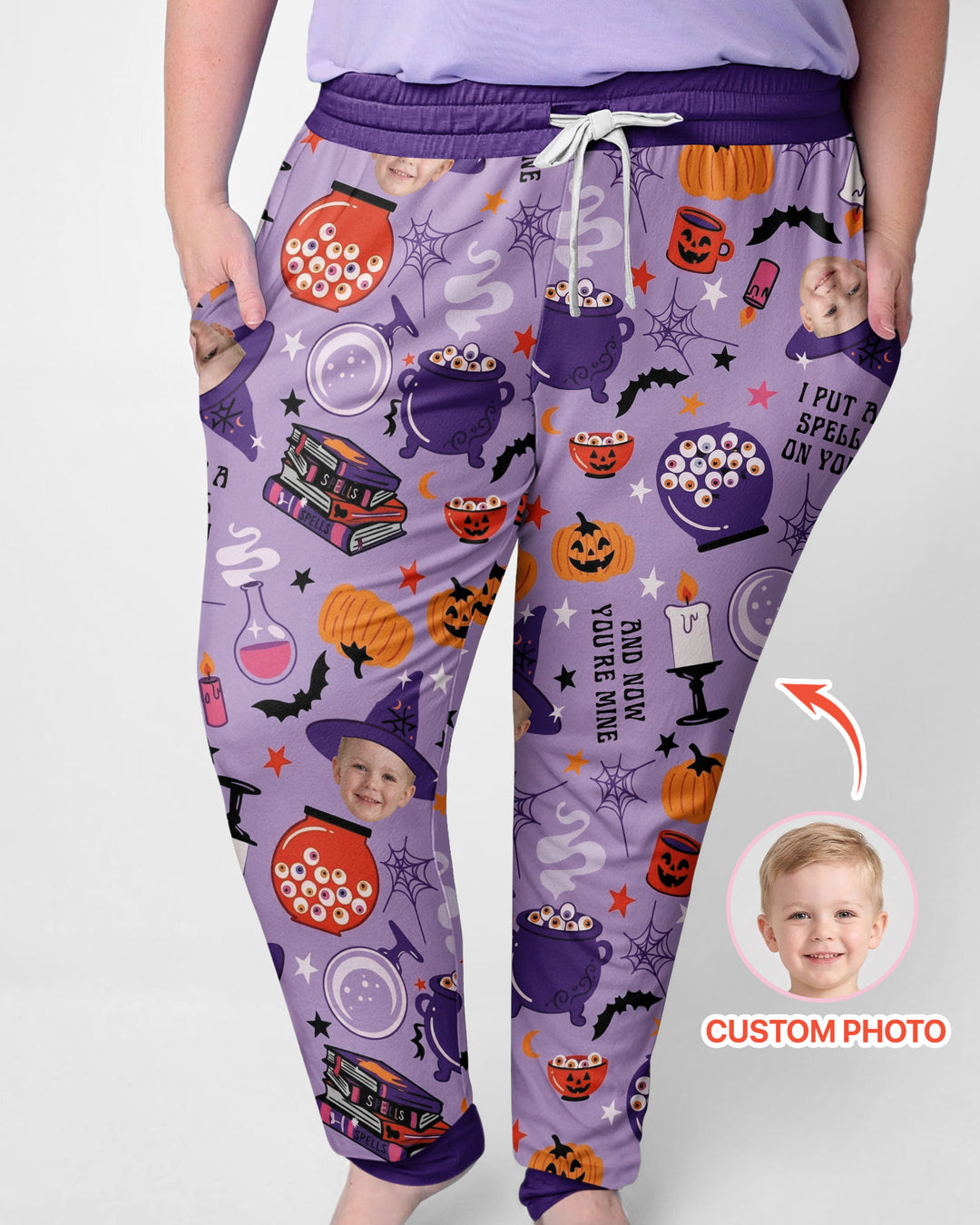 Halloween Little Witch Bamboo Women Pajama Set