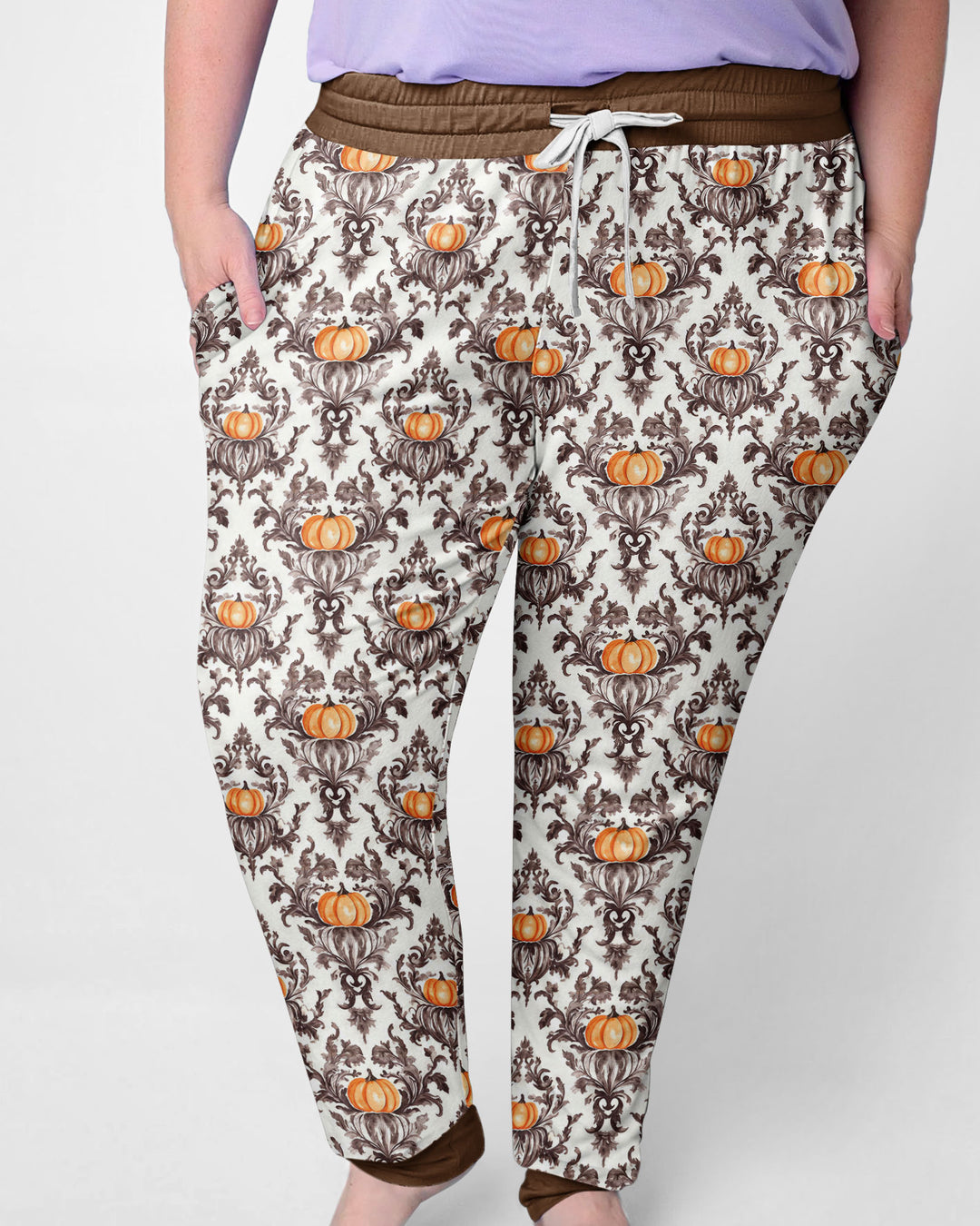 Plantilla de conjunto de pijama de mujer de bambú