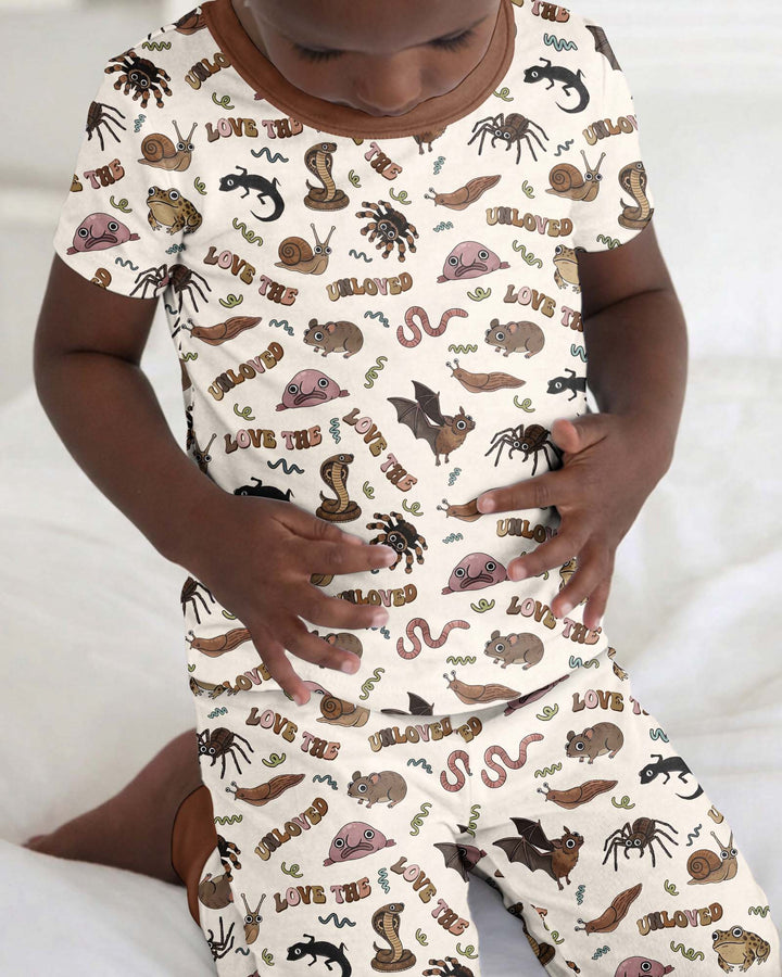 Love The Unloved Bamboo Two Piece Short Sleeve Pajama Set