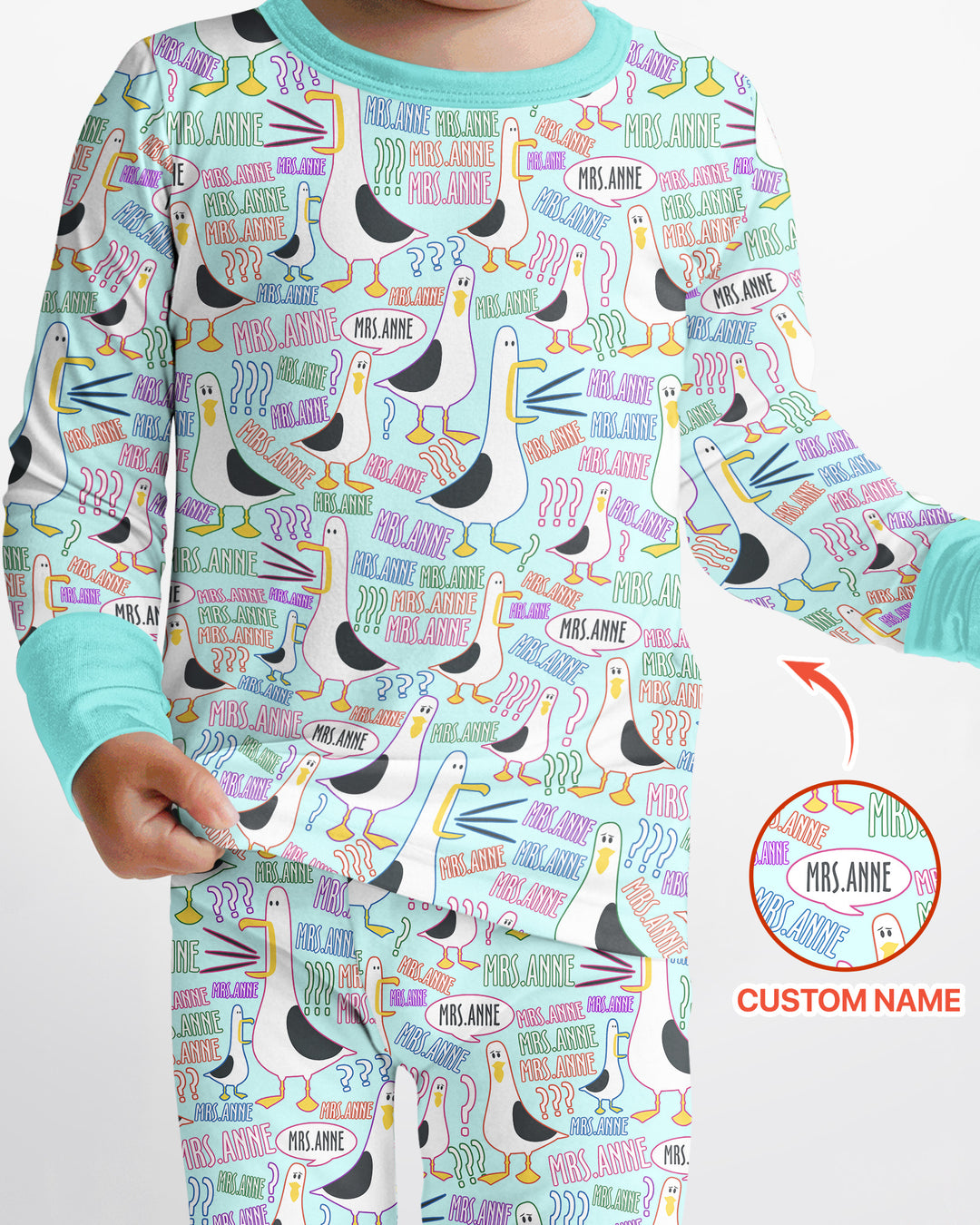 Conjunto de pijama de dos piezas de bambú con mangas largas, plantilla PERSONALIZADA