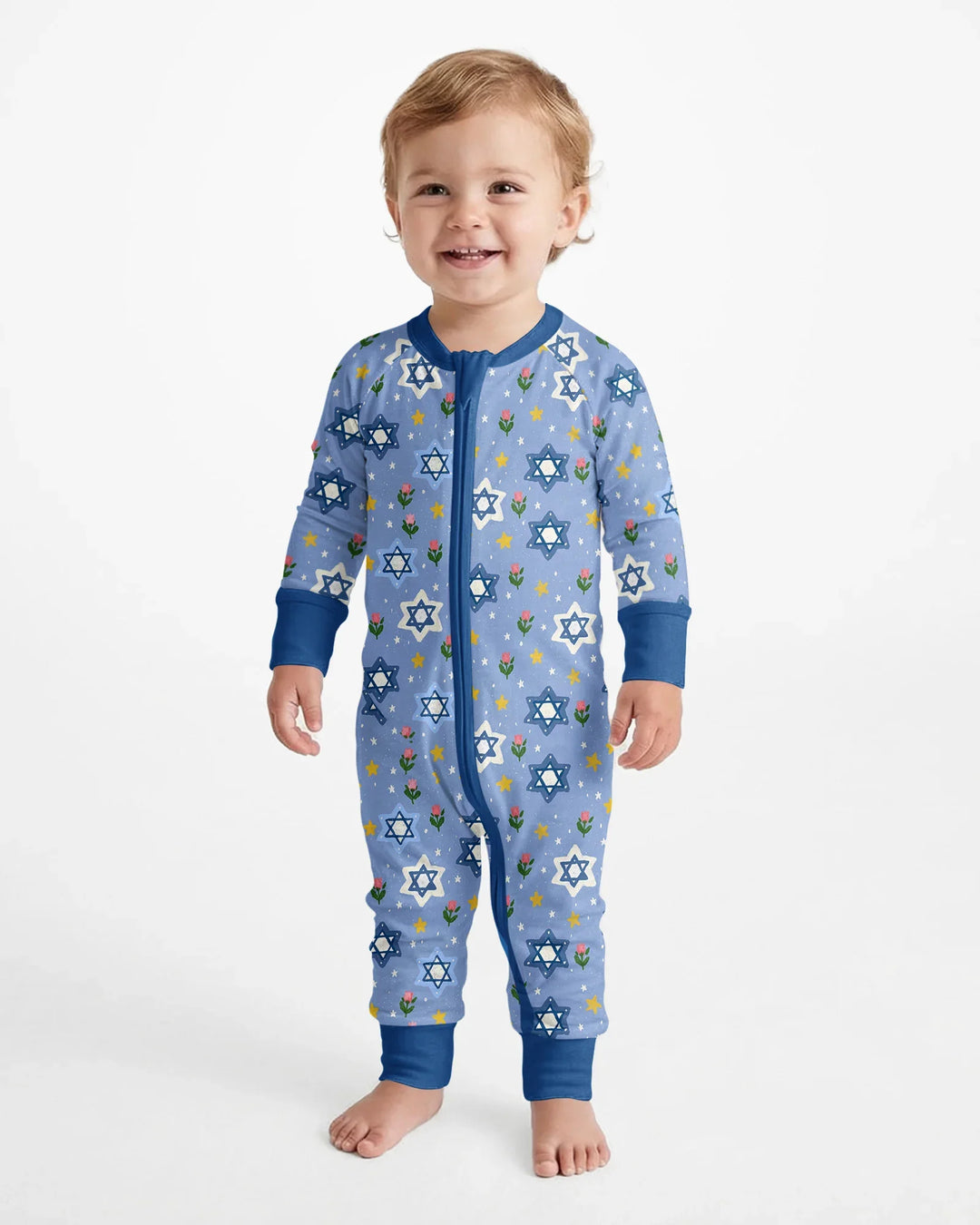 Starry Bloom Blessings Family Matching Bamboo Convertible Zippy