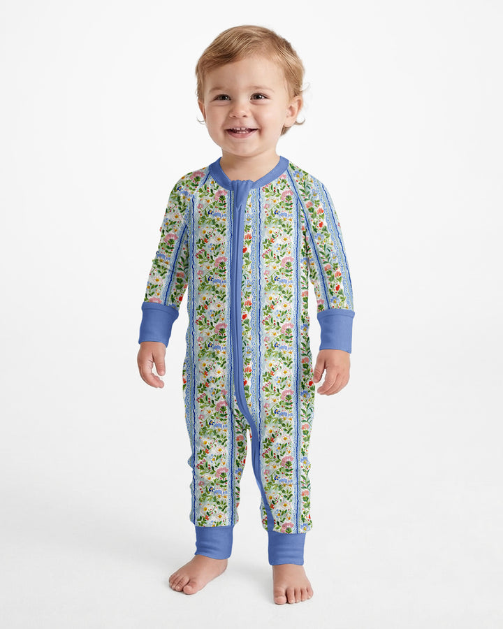 Paste Floral Girl Bamboo Convertible Zippy
