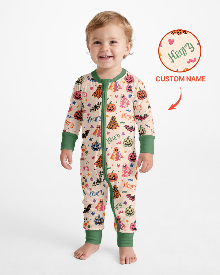 Funky Retro Halloween Bamboo Convertible Zippy