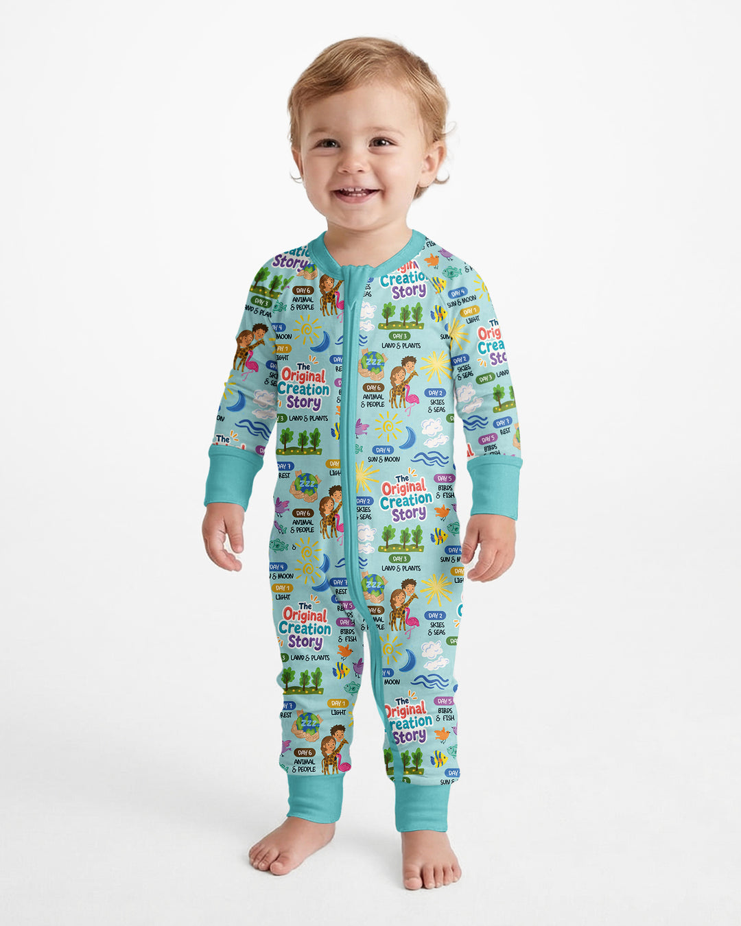 The Seven Days Of Creation Story Bamboo Convertible Zippy
