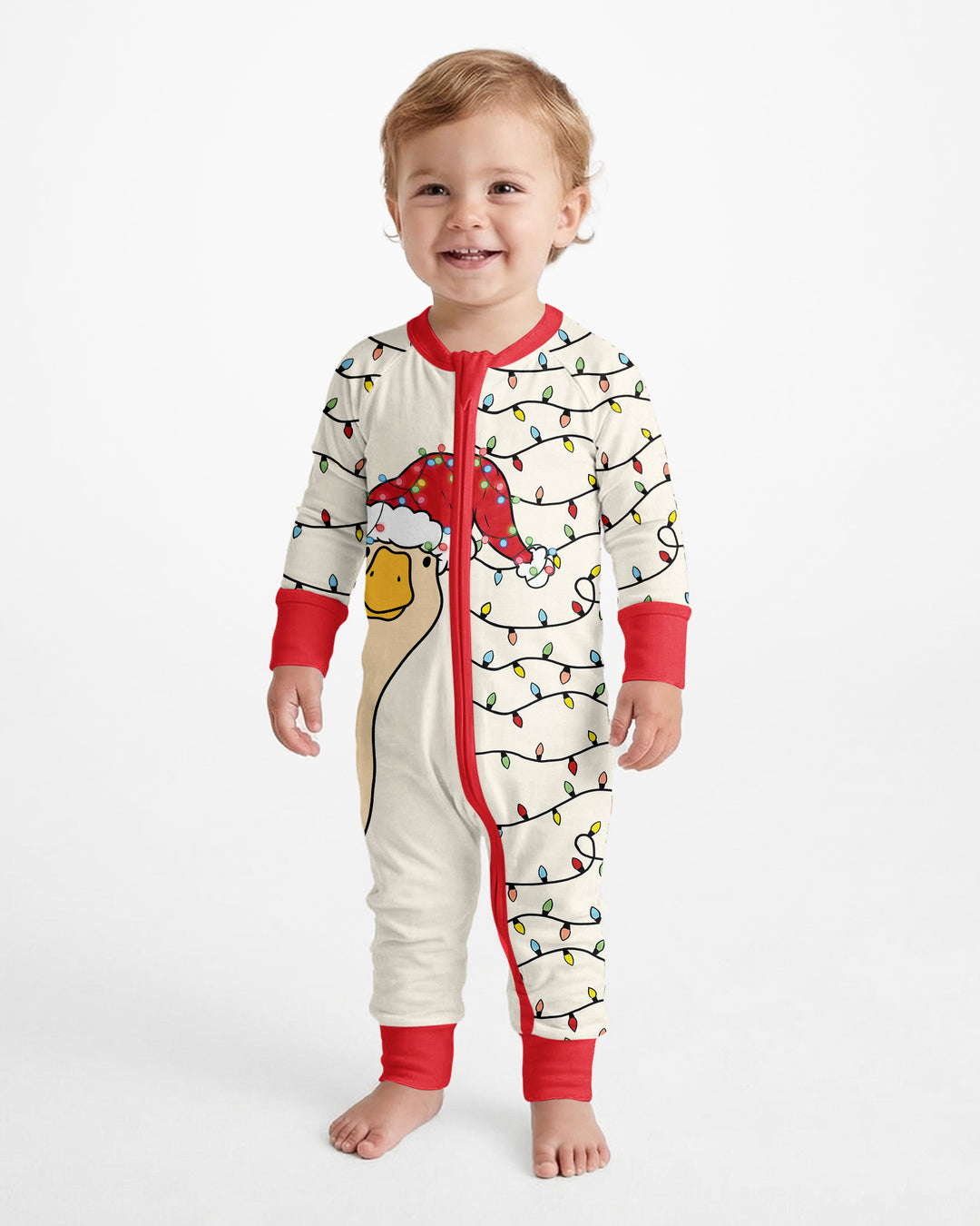 Funny Christmas Goose Bamboo Convertible Zippy