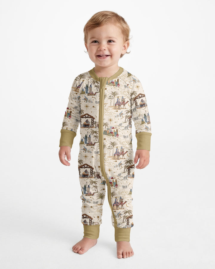 Silent Night Nativity Bamboo Convertible Zippy